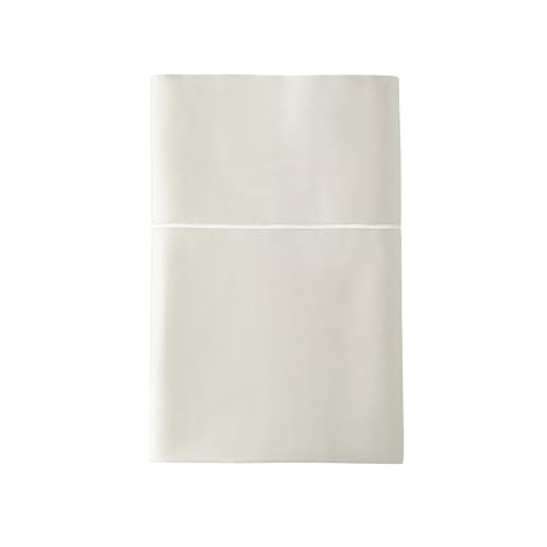 Image of Certified Organic Full Flat Sheet Only - 100% Organic Cotton Top Sheet with Luxurious Soft and Breathable 300 Thread Count Sateen Weave Finish - GOTS & Fairtrade Certified (Pewter, Full)