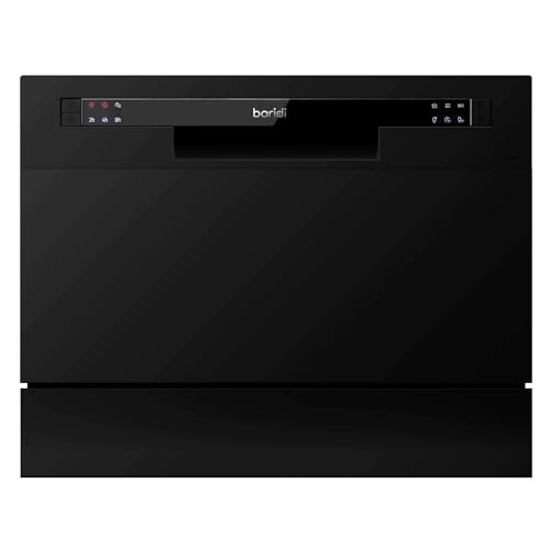 Baridi Table top dishwasher, 6 place settings and 6 programmes - Black - DH85