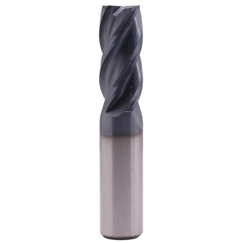 Image of High Performance Solid Carbide Corner Radius End Mill - AlTiN Coated, Variable Helix, .030 inch Corner Radius, 4 Flute, 3 /4 inch Cutting Diameter, 3 /4 inch Shank Diameter, 1-3 /4 inch Length of Cut, 4 inch Overall Length