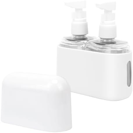 Skycase Travel Bottles - Leak Proof Refillable TSA Approved Travel Size Toiletries, 2 in 1 Liquid Bottles Containers with Labels and Funnel Airplane Accessories Kits for Lotion Liquid (Grey)