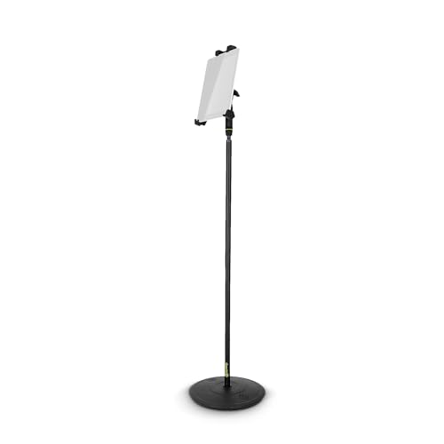 Gravity MA T TH 02 SET 2 Soporte para tableta Traveler y pie de micrófono de una mano con base circular