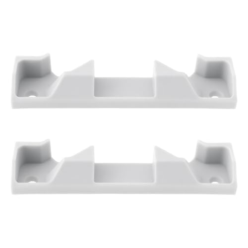 LT Easiyl Lot de 2 Gâches de Verrouillage Compatible avec Velux Les Fenêtres de Toit (025116) - Fixation en Plastique Grise
