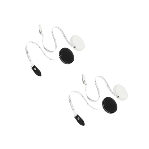 HOMSFOU 2sets 2pcs Portable Body Measuring Tape Flexible Tape Measures Lightweight Design for Easy Carrying for Fashion Sewing and Personal Measurement 2pcs*2