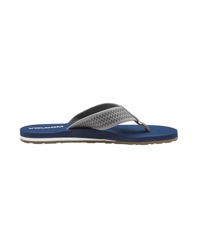 Image of Volcom Men's Daycation Flip Flop Sandal - Soft Brushed Recliner Comfort Foam Footbed