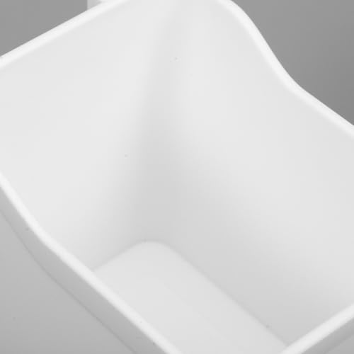 Porte-gobelets blanc en ABS pour panneau perforé | Lot de 6 crochets organiseurs