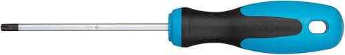 Hazet Schraubendreher, Innen TORX Profil ∙ Schlüsselweite: T 25, 1 Stück, klinge mattverchromt, spitze brüniert, 810-T25