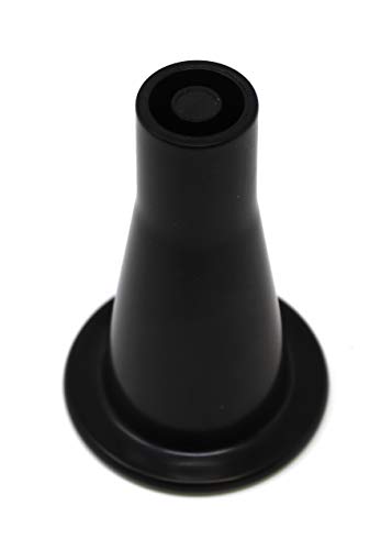 Jsp Manufacturing Black Plastic 3-5/8” Bed Frame Feet/Glide Leg | Tall Cone Shaped Replacement Legs (4) #TOP2