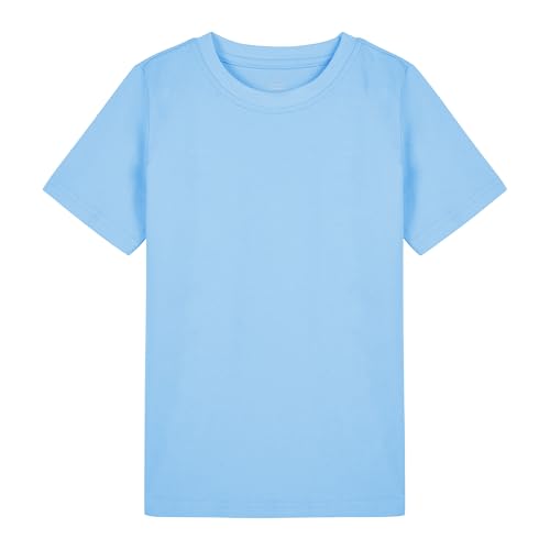 Image of Dreammonkey 2T-12Years Kids Cotton T-Shirt Short Sleeve Crew Neck Tshirt for Boys and Girls