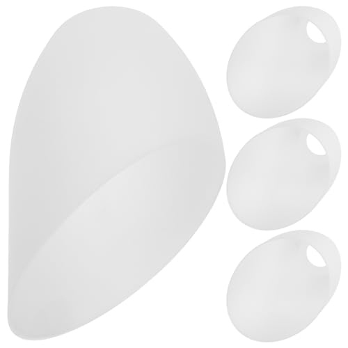 Image of Veemoon Plastic Lampshade, 4Pcs Replacement Lampshades Inclined Horseshoe Shape White Lampshade Floor Lamp Light Covers for Bedroom Living Room Floor Lamp Ceiling Light Covers