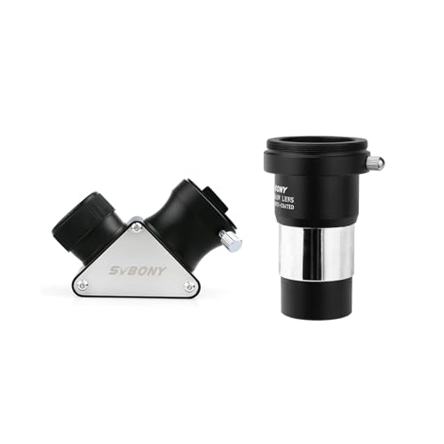 SVBONY Dielectric Mirror Diagonal Bundle with Barlow Lens