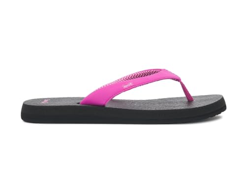 Image of Sanuk Yoga Serenity Flip Flops for Women - Yoga Mat Footbed Sandals