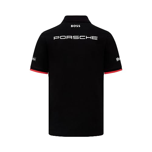 Image of Porsche Motorsport Team Polo Shirt - Black