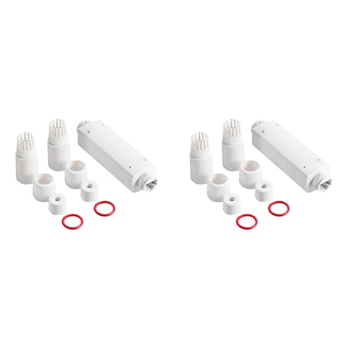 Deechate 2 extensores repetidores POE impermeables IP66 10/100Mbps 500m Extensión 48V al aire libre para cámara de interruptor POE