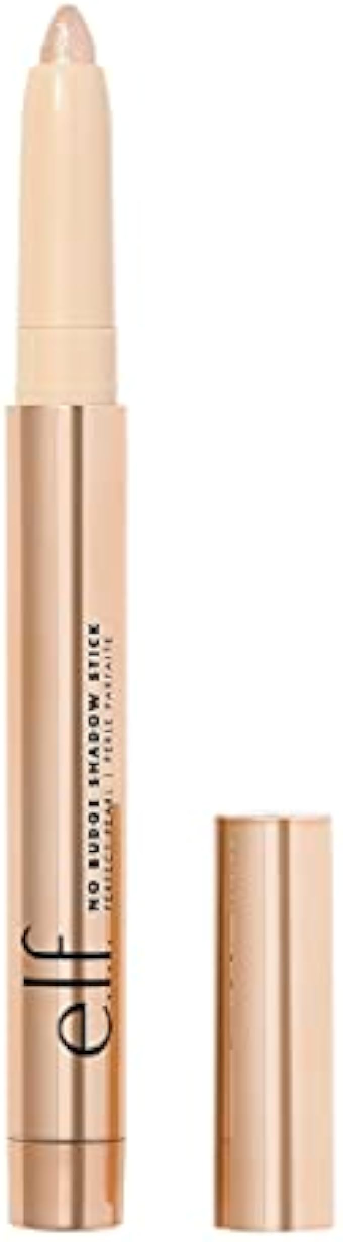 e.l.f. No Budge Shadow Stick, Longwear, Smudge-Proof Metallic Eyeshadow, Perfect Pearl, 0.056 Oz (1.6g)