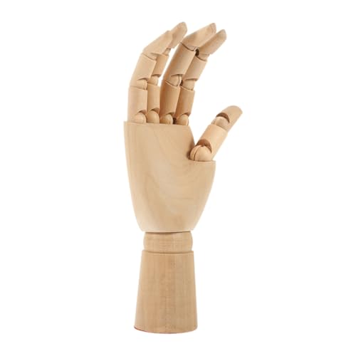 VANZACK Human Hand Drawing Sketching Mannequin Wooden Hand Model Versatile Poses for Art and Decor