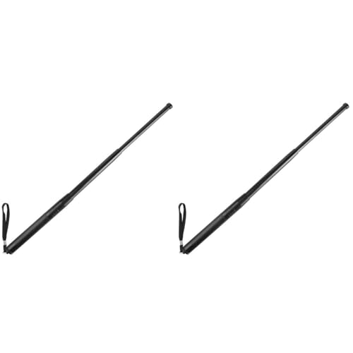 ULOVEJOY登山ポール護身用自動巻取式トレッキングポール、携帯式折りたたみトレッキングポール、トレッキングポール多機能トレッキングポールアウトドア自己防衛ペン、徒歩/キャンプ/登山/リュック用軽量トレッキングポール野外冒険自己防衛適用強化 (2)のサムネイル