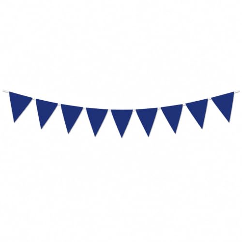 Indoor/Outdoor Pennant Banner (blue) Party Accessory  (1 count) (1/Pkg)