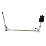 Ipetboom Drum Cymbal Mount Bracket mit Metall klemmfunktion Verstellbare Cowbell Halterung für Jazz Schlagzeug Platzsparende Beckenständer Erweiterung Vielseitiger Percussion Rack Clamp