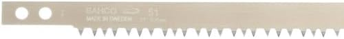 Bahco 51-24 Peg Tooth Hard Point Bowsaw Blade, 600mm Length, Gold