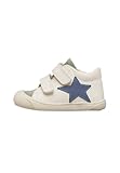 Semelle externe : Caoutchouc Naturino Chaussures premiers pas en cuir et en daim, Blanc crème-Vert 22