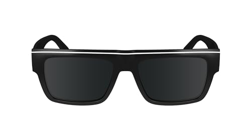 Calvin Klein Jeans Men's Sunglasses CKJ24603S - Black with Solid Grey Lens