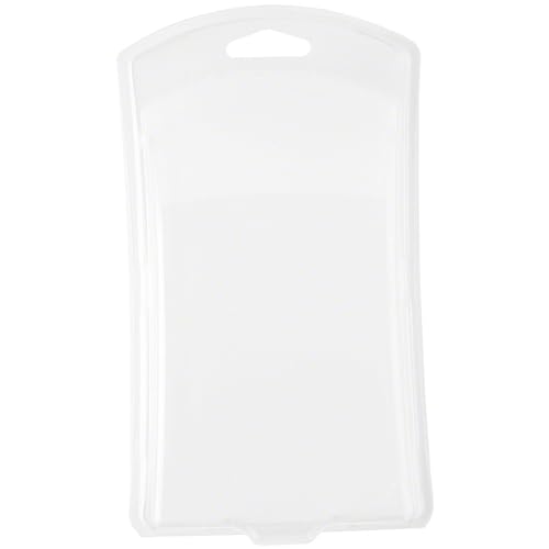 Collecting Warehouse Clear Plastic Clamshell Package/Storage Container, Curved Front, 7" H x 4.07" - 4.38" W x 1.63" D, Pack of 25