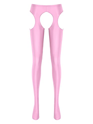 Image of CHICTRY Women's Tights Control Top Pantyhose Toe Garter Belt Hollow Out Stockings Panties