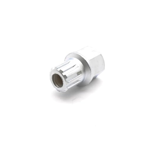 Image of TEMO 56 /11Pt Wheel Lock Lugnut Anti-Theft Lug Nut Screw Removal Key Socket S3057 for Vw Audi