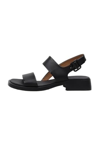Camper Fashion, Sandalia Plana de 2 Correas Mujer, Negro 005, 37 EU