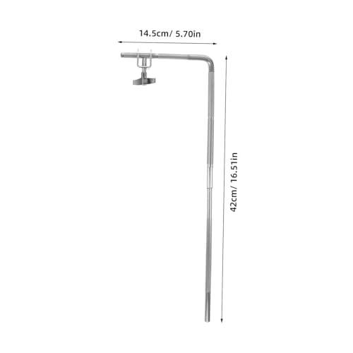 Soporte ajustable para cowbell Hemoton, soporte de montaje para tambor para caja, para grabación y prácticas miniatura 2