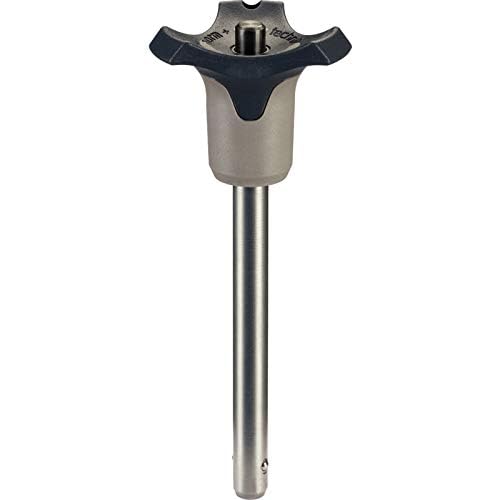 HALDER 22380.0306 Kugelsperrbolzen, selbstsichernd, mit Kombigriff, ausscheidungsgehärtet Ball Locking Bolts, Gray, d1=6 mm / l1=30 mm - Image 2