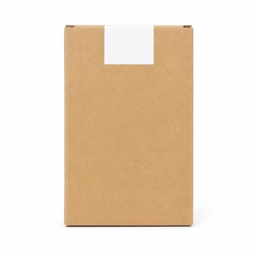Cartes vierges à bords festonnés en papier 250g pour création et DIY - Boîte de 100
