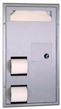 Bobrick - 3571 - ClassicSeries Side-Mount Seat Cover Napkin Disposal Toilet Tissue Dispenser
