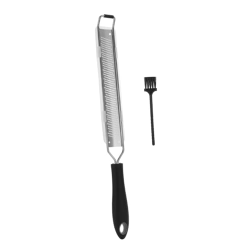 Set rallador de queso de acero inoxidable con protector y cepillo miniatura 1
