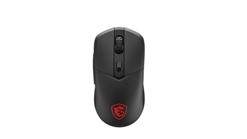 MSI VERSA 300 DRAADLOZE gamingmuis - 8000 DPI optische sensor, 1000 Hz polling-snelheid, symmetrisch, 30M+ Click Kailh Micro Switches, 6 knoppen, 50 uur batterij, 1ms latentie, RGB, 60g - - Afbeelding 3
