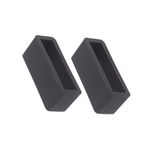 Listado de Anillos con presillas más recomendados. 44 DIYEAH 2piezas Presilla Para Correa De Reloj De Caucho Anillo Para Correa De Reloj De Silicona Unidades Negras Para Reemplazo De Hebillas Watch Ring