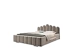 💎 Ein Bettgestell in zeitlosem Stil. Das Bett mit dekorativem Kopfteil und Steppung wird Ihr Schlafzimmer perfekt ergänzen