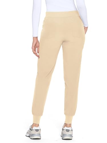 Image of COZYFIT Womens Scrub Pants - Soft Stretch Yoga Style with 5 Pockets, Slim Fit Jogger Scrubs Pants for Women