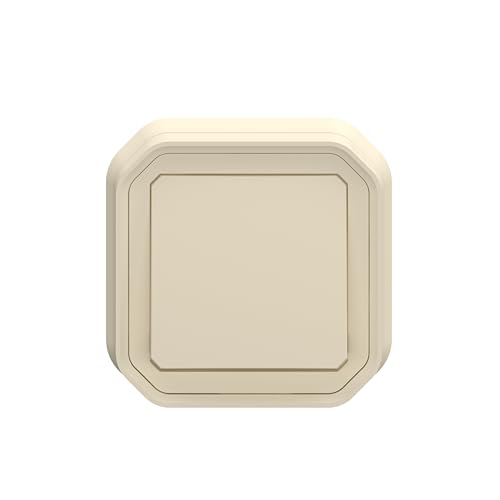 LEGRAND | Plexo Interrupteur Ou Va-Et-Vient, Étanche IP55 Beige, Résistance Aux Chocs IK08, Installation Encastrée Facile