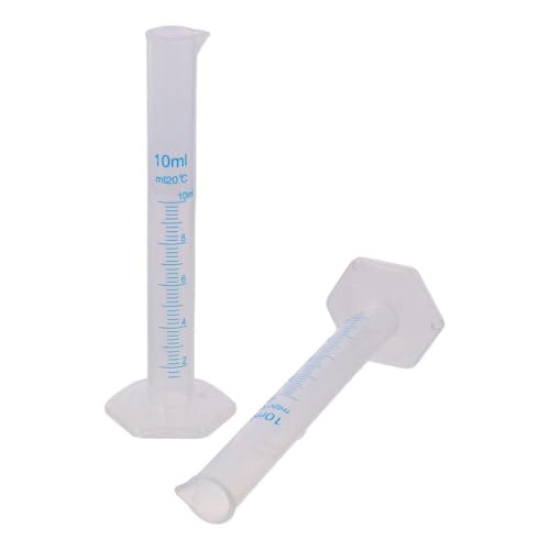 Cilindro de medición de 10 ml con base hexagonal de alta calidad y precisión 3