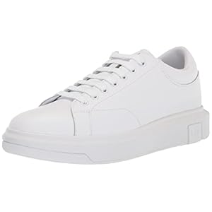 Armani Exchange Herren Actionleather,sidelogo,Laceup Sneaker