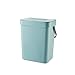 LZYMLG Wiszący kosz kuchenny, 12 l, montowany na ścianie kosz na odpady, kuchenny kosz na odpady na śmieci wiszący kosz na śmieci, pojemniki na śmieci do biura, łazienki sypialni niebieski