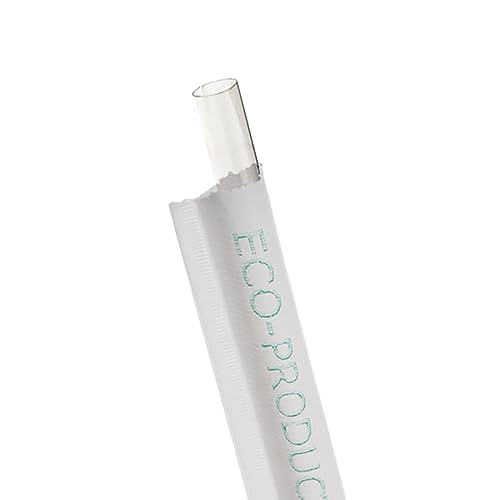 Eco Products EP-ST780 Pitillos transparentes 7.75" x7200 miniatura 1