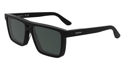 Calvin Klein Men's Sunglasses CK25501S - Black with Solid Grey Lens2