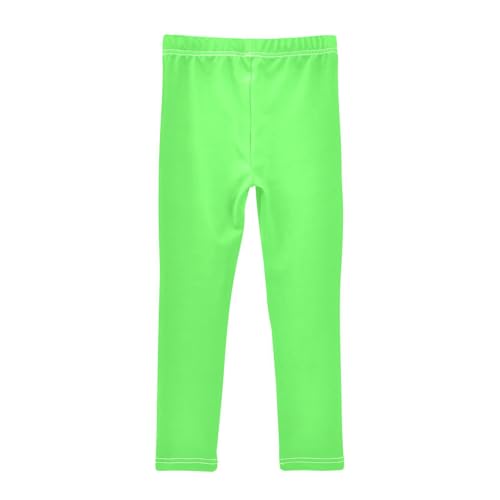 Leggings for Girls Casual Yoga Pants Dance Tights Trousers Kids Workout Pants, Cobalt Green, 4T2