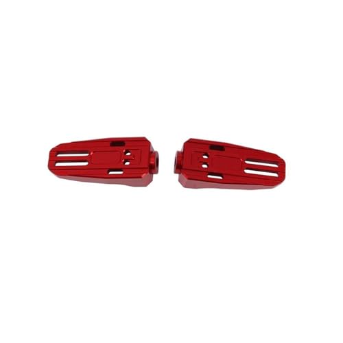 Repose-pieds avant élargis de moto rouge pour Super SOCO TC TSX TS Lite Pro