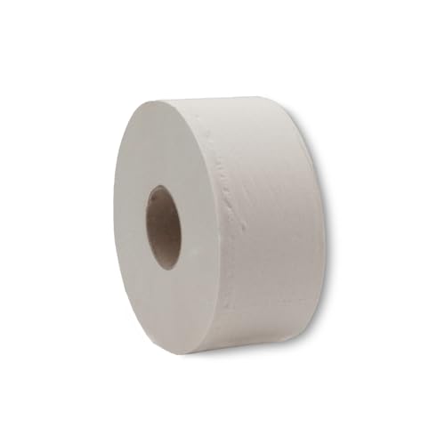 Papel Higiénico Industrial Reciclado, 145m, 2 Capas, 18 Rollos, Mandril Estrecho