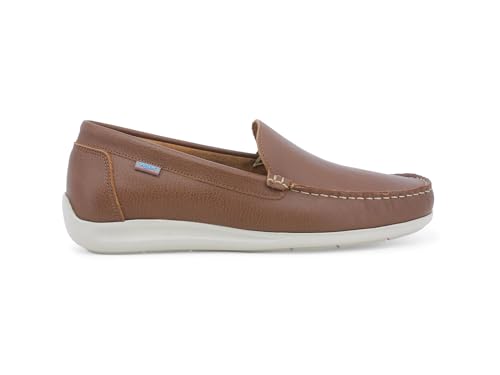 Mocassinos slip-on Melluso en piel marrón para el día a día urbano