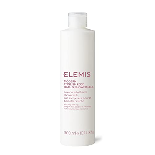 ELEMIS Bath & Shower Milk 300ml – Nourishing Body Wash with Moisturizing Oils, Gentle Foaming Cream for Dry & Sensitive Skin