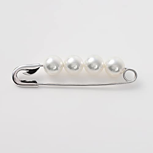 Image of Japanese 7.5mm Akoya Cultured Pearl Brooch for Women with | Elegant Design Excellent Gift | Pearl Brooch